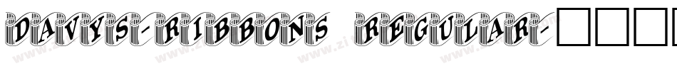 Davys-Ribbons Regular字体转换